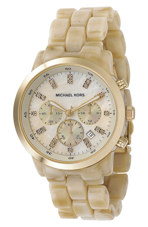 michael kors women's mk5039 ritz horn watch price|Ladies Ritz Watch in Resin Horn by Michael Kors .